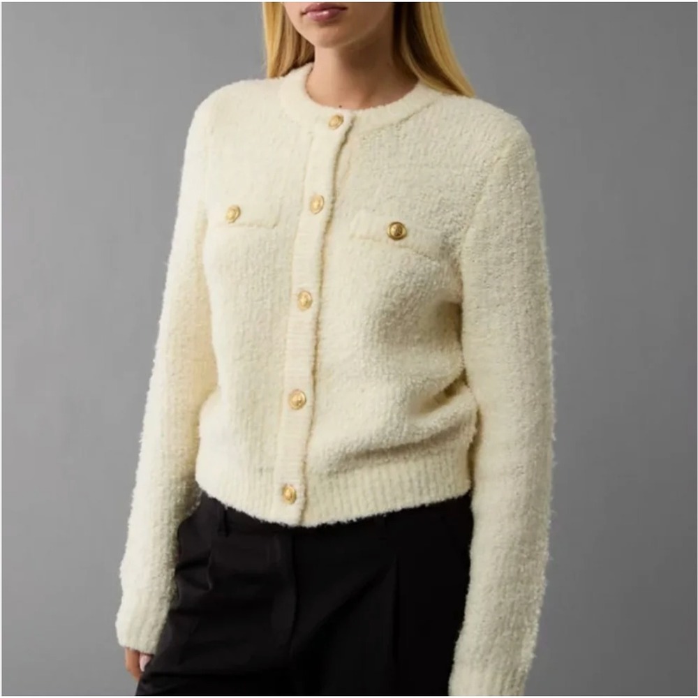 American Eagle Outfitters AE Boucle Cardigan‎